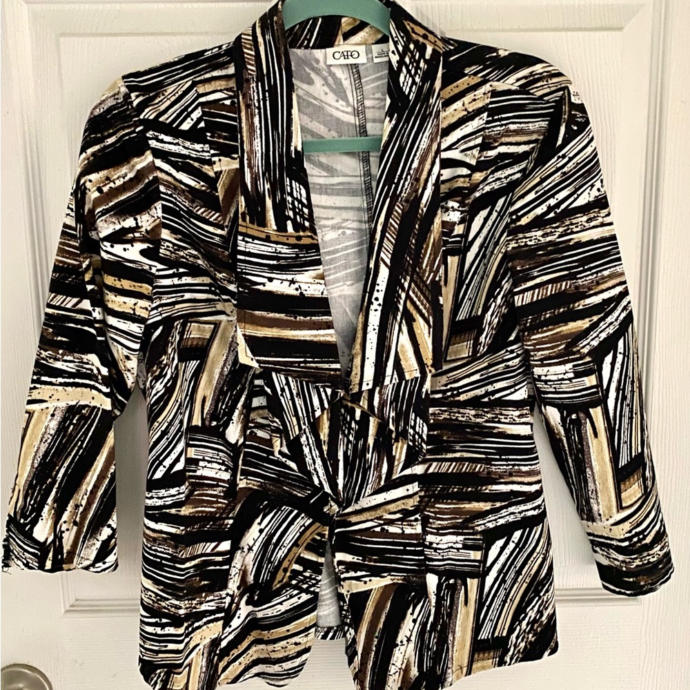 Cato cotton open face jacket casual